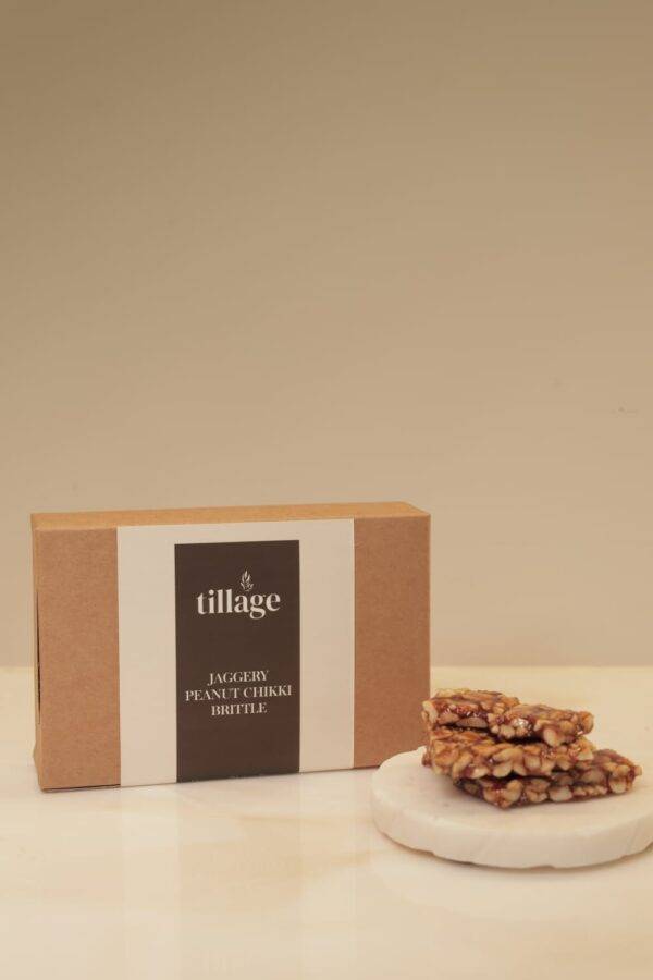 Jaggery Peanut Chikki Brittle