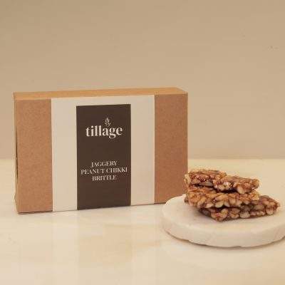 Jaggery Peanut Chikki Brittle