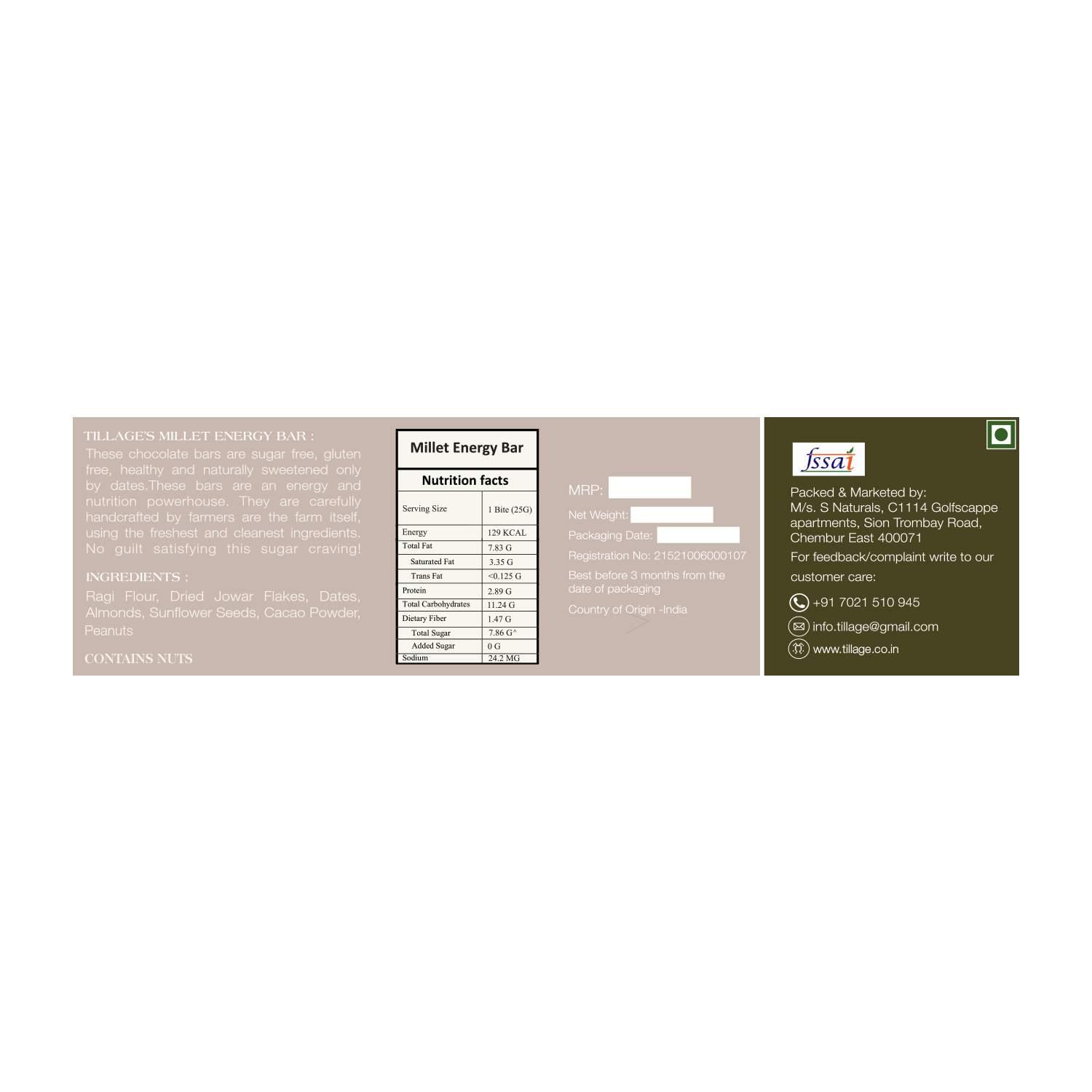 Millet Energy Bar - Image 3