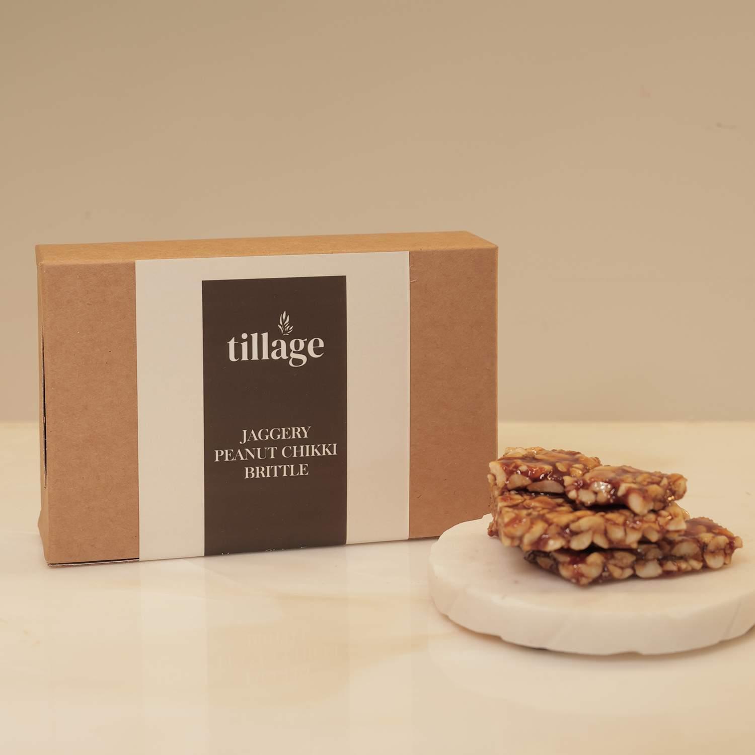 Jaggery Peanut Chikki Brittle